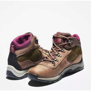 Timberland Women's Mt. Maddsen Waterproof Hiking Boots Brown 5.5